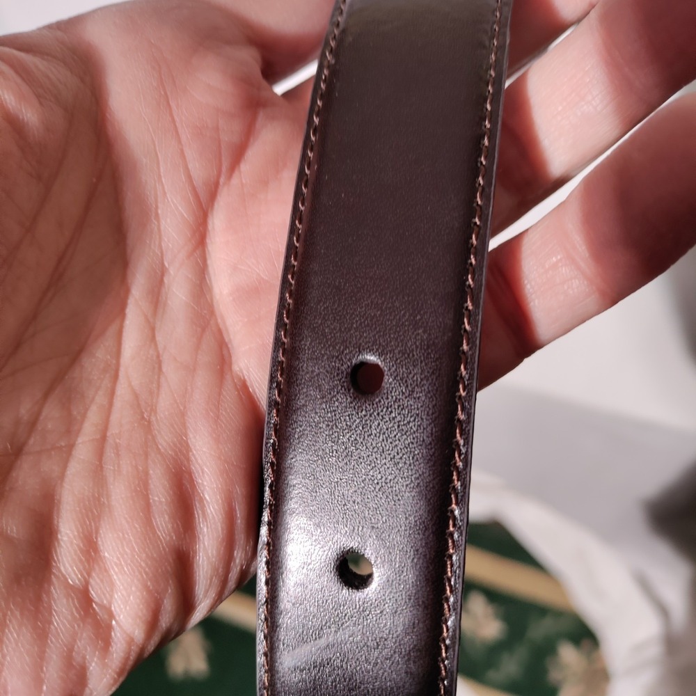 Torino Black European Tanned Cowhide Leather Belt 4531  USA Size 60 1"x66" NWT - Picture 11 of 16